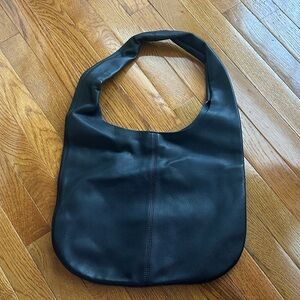 OAK + FORT Black Hobo Bag
